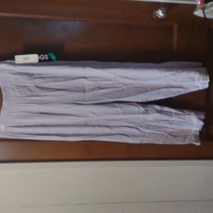 Vintage crinkle rayon pants winkled lightweight pants lilac high waist rise